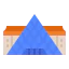 Louvre pyramid icon 64x64