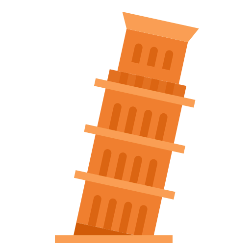 Pisa tower icon