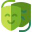 Theatre mask icon 64x64