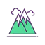 Mountains icon 64x64