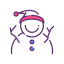 Snowman icon 64x64