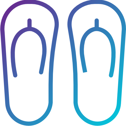 Flip flops icon