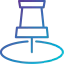 Push pin icon 64x64