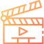 Clapperboard Ikona 64x64