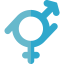 Gender fluid biểu tượng 64x64