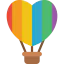 Hot air balloon icon 64x64