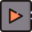 Play button icon 64x64