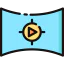 Cinema screen Symbol 64x64