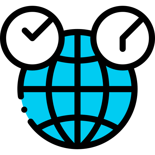 Time zone icon