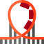 Roller coaster icon 64x64