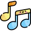 Musical notes icon 64x64