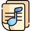 Music sheet icon 64x64