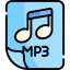 Mp3 file ícono 64x64