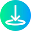 Down arrow icon 64x64