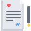 Wedding contract icon 64x64