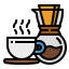 Hot coffee icon 64x64