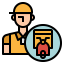 Delivery man icon 64x64