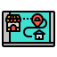 Food delivery icon 64x64