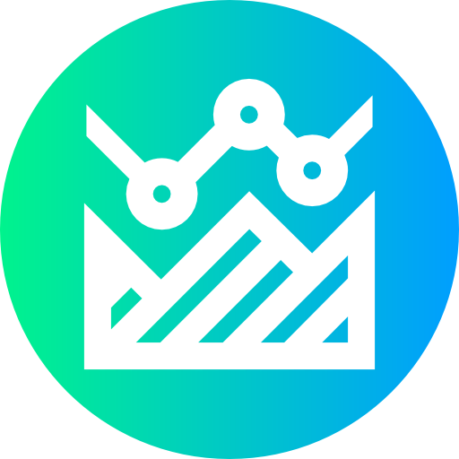 Line chart icon
