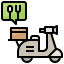 Food delivery icon 64x64
