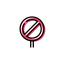 No stopping ícono 64x64