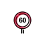 Speed limit biểu tượng 64x64