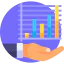 Bar chart icon 64x64