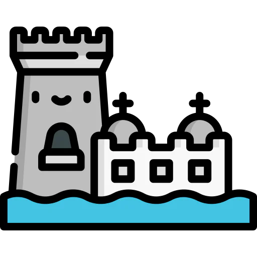 Belem tower icon