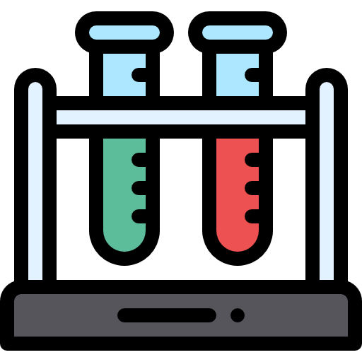 Test tubes icon