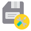 Floppy disks Ikona 64x64