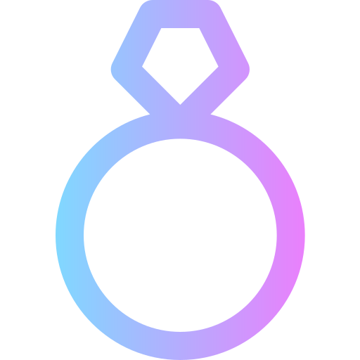 Diamond ring icon