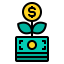 Money tree icon 64x64