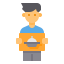 Delivery man icon 64x64