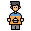 Delivery man icon 64x64