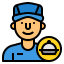 Delivery man icon 64x64