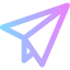 Paper plane icon 64x64