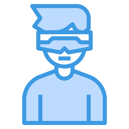 Virtual glasses icon