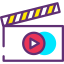 Clapperboard icon 64x64