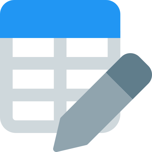 Edit table icon