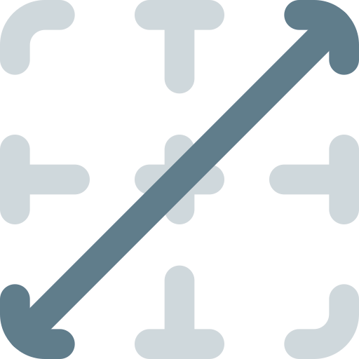 Diagonal icon
