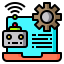 Artificial intelligence icon 64x64