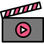Clapperboard Ikona 64x64