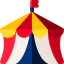 Цирковая палатка иконка 64x64