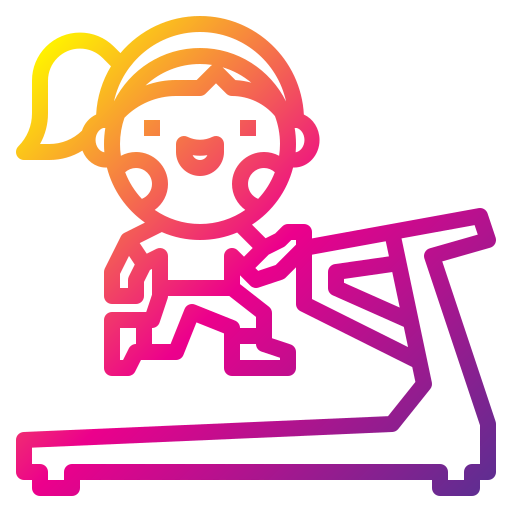 Treadmill machine icon