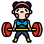 Barbell Symbol 64x64
