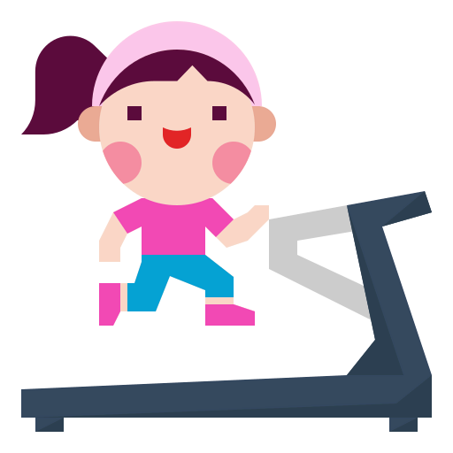 Treadmill machine icon