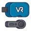 Virtual reality glasses Symbol 64x64