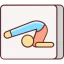 Yoga pose icon 64x64