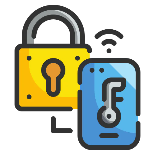 Key lock icon
