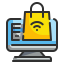 Shopping online icon 64x64